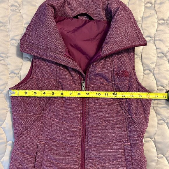 The North Face Quilted Pseudio Plum Purple Vest Women S - Picture 6 of 8